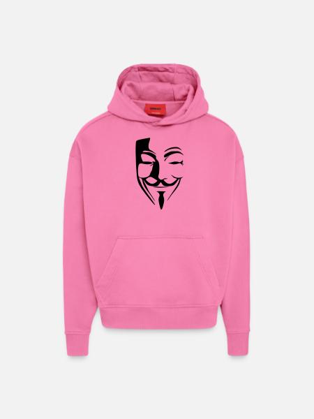 anonymous - Hoodie- made by SPREAD - AURA PINK