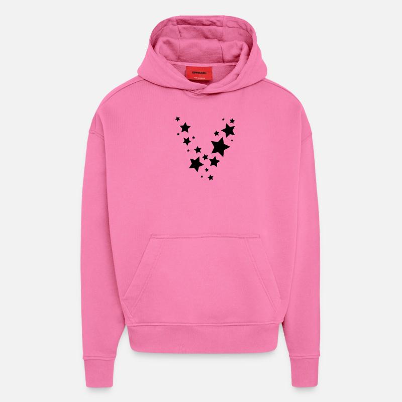 Sterneregen - Hoodie- made by SPREAD - AURA PINK