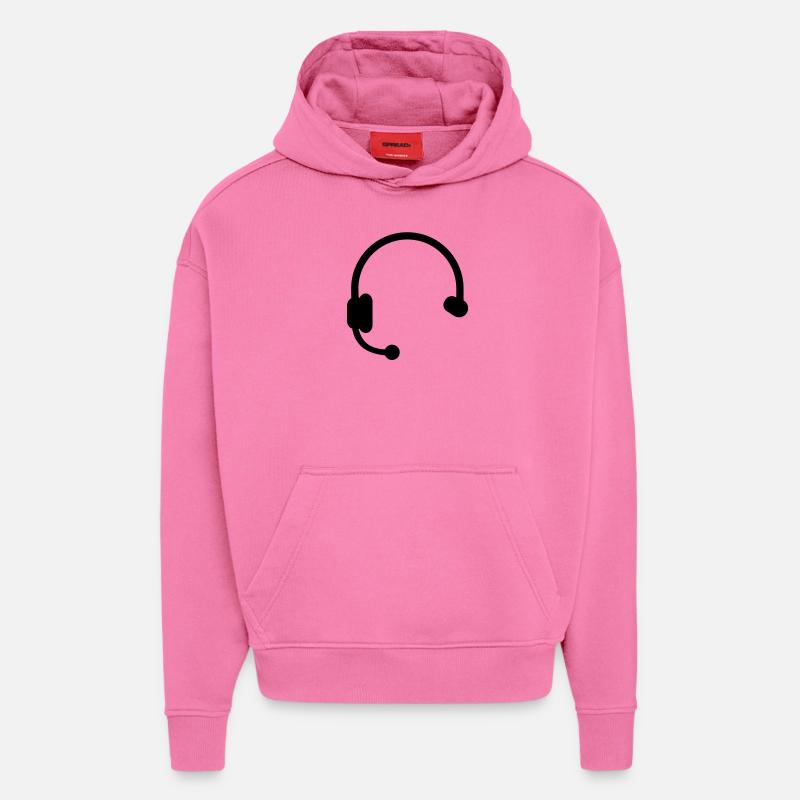 Headset Kopfhörer - Hoodie- made by SPREAD  - AURA PINK