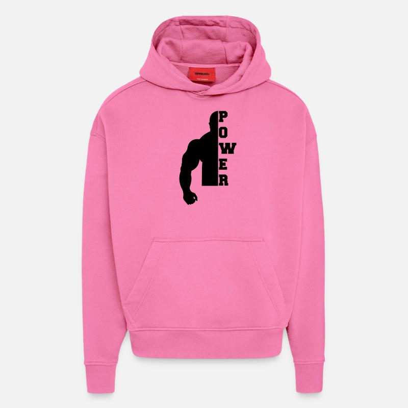 power02 - Hoodie- made by SPREAD  - AURA PINK
