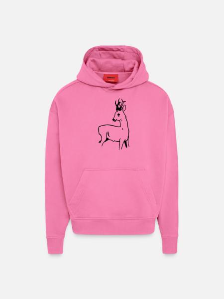 Roebuck - Hoodie- made by SPREAD  - AURA PINK