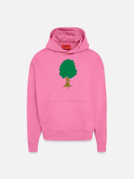 baum - Hoodie- made by SPREAD - AURA PINK