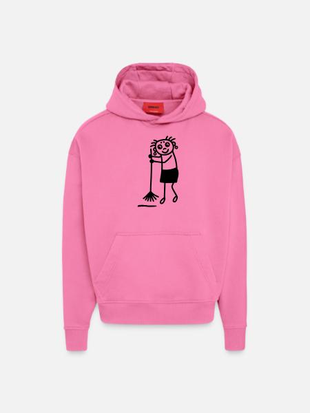 Fleißige Hausfrau - Hoodie- made by SPREAD - AURA PINK
