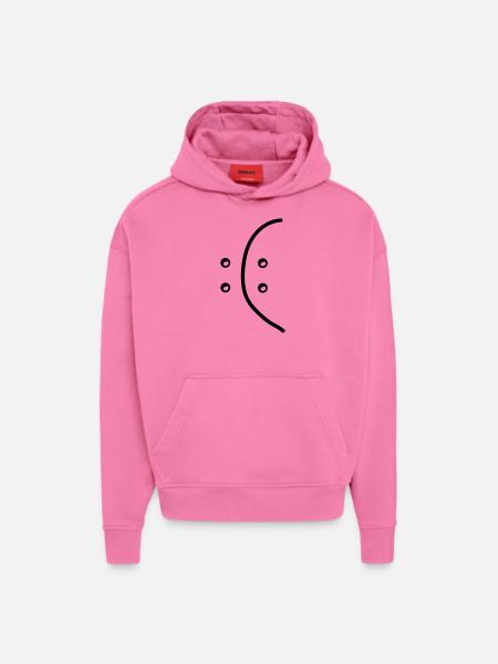 bipolar - Hoodie- made by SPREAD - AURA PINK