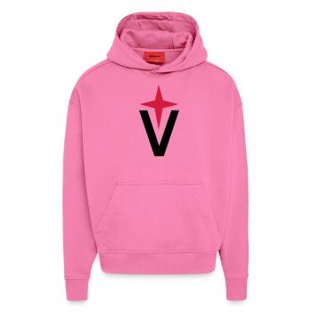Albin_Vega - Hoodie- made by SPREAD  - AURA PINK - Vorne - Dylan (187cm)