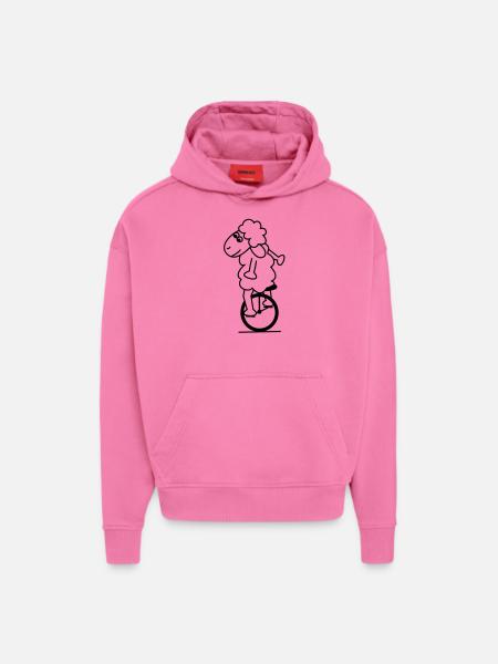 Einradschaf - Hoodie- made by SPREAD - AURA PINK