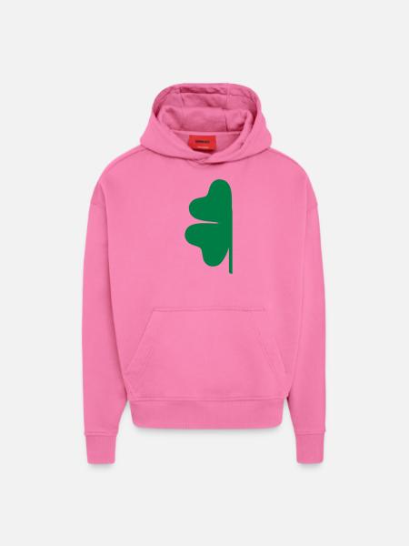 Kleeblatt - Hoodie- made by SPREAD  - AURA PINK