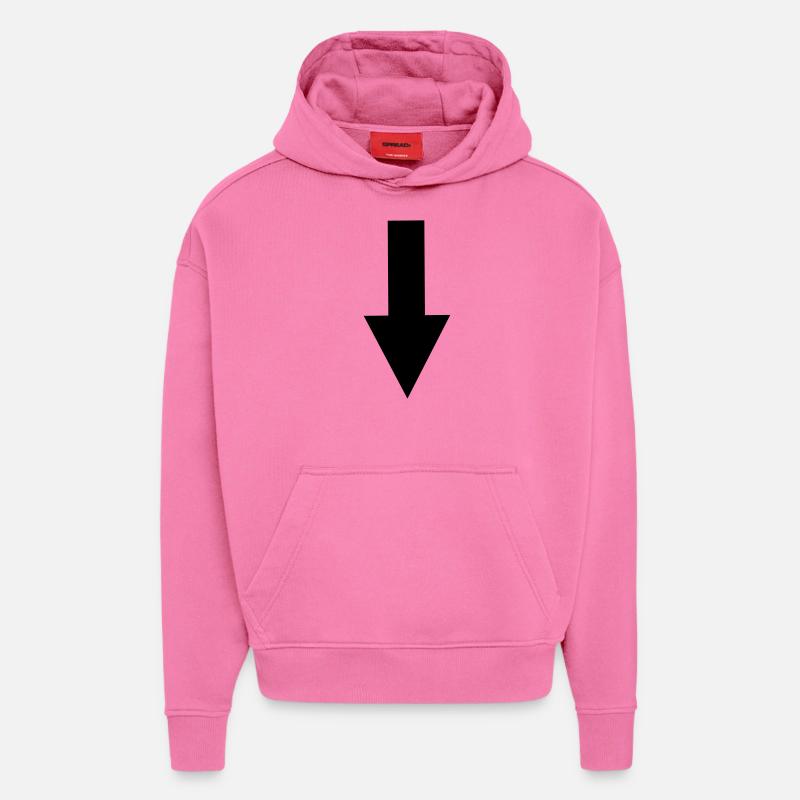 Pfeil - Hoodie- made by SPREAD  - AURA PINK