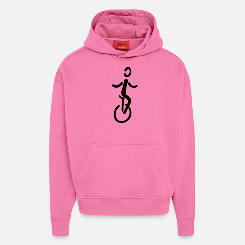 Einrad - Hoodie- made by SPREAD  - AURA PINK
