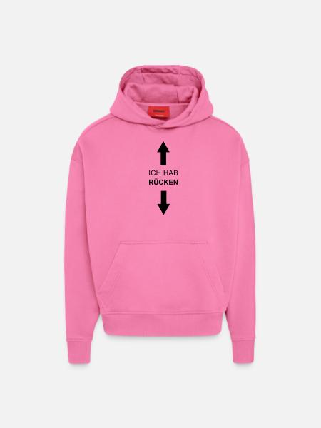 sick I'm back (md) - Hoodie- made by SPREAD - AURA PINK