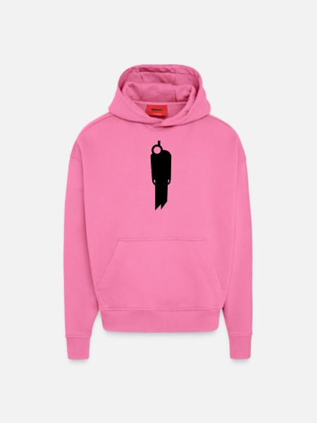 hang - Hoodie- made by SPREAD  - AURA PINK