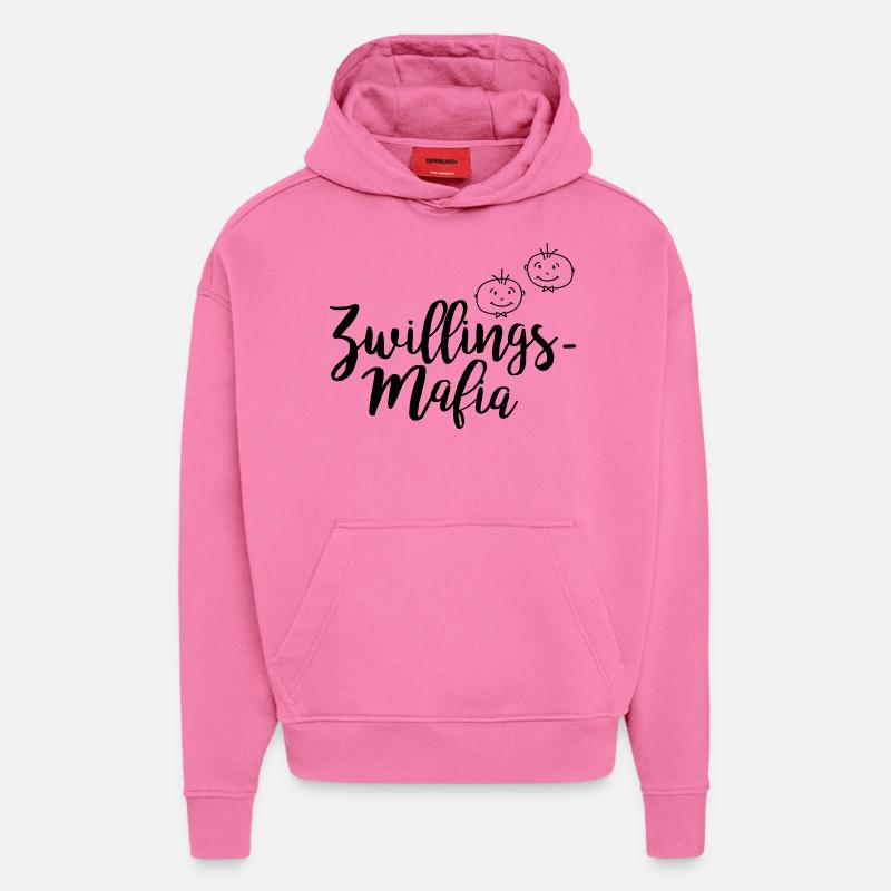 Zwillingsmafia: Buben - Hoodie- made by SPREAD  - AURA PINK