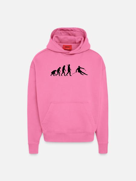 Evolution Alpine Ski - Hoodie- made by SPREAD - AURA PINK