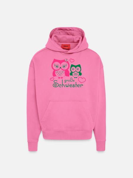 große Schwester - Hoodie- made by SPREAD  - AURA PINK