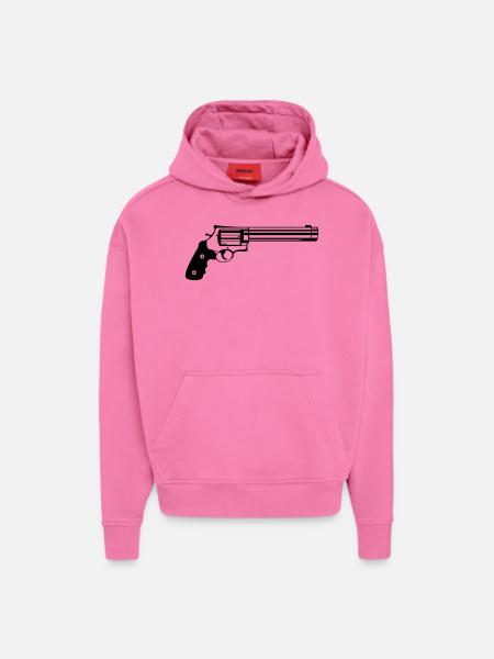Pistole - Hoodie- made by SPREAD  - AURA PINK