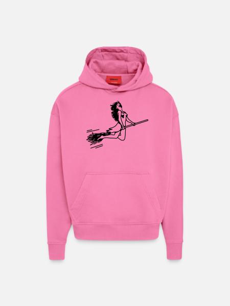 witch - Hoodie- made by SPREAD - AURA PINK