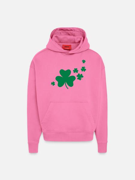 Shamrocks - Hoodie- made by SPREAD  - AURA PINK