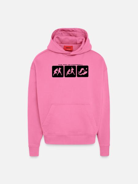 American Football Touchdown Quarterback Fantasy - Hoodie- made by SPREAD - AURA PINK