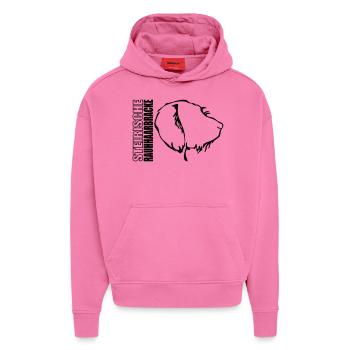 STEIRIC RAUHHAARBRACKE PROFILE - Hoodie- made by SPREAD  - AURA PINK - Front - Dylan (187cm)