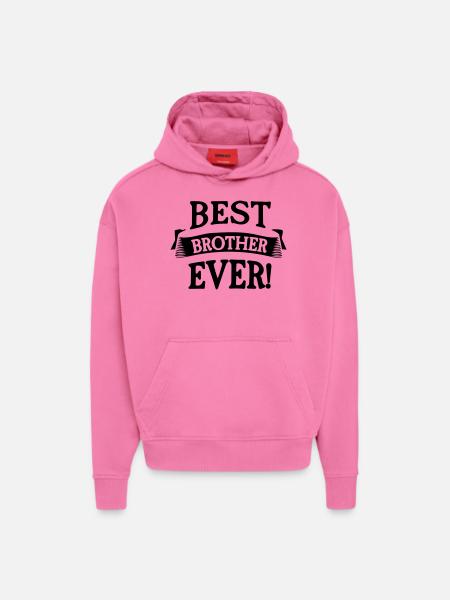 best brother ever - Hoodie- made by SPREAD  - AURA PINK