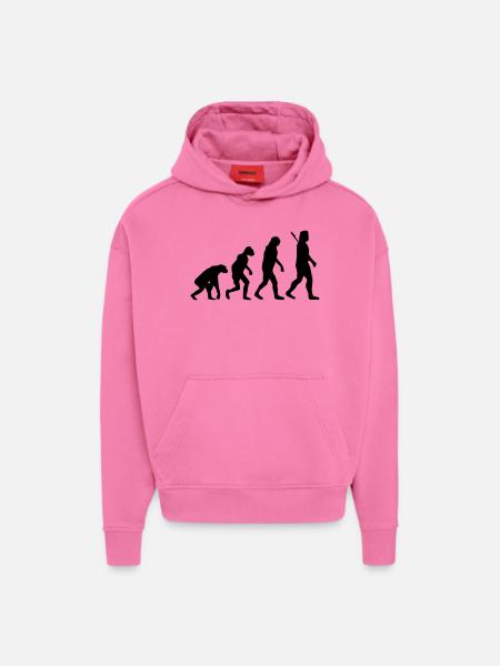 Evolution - Hoodie- made by SPREAD - AURA PINK
