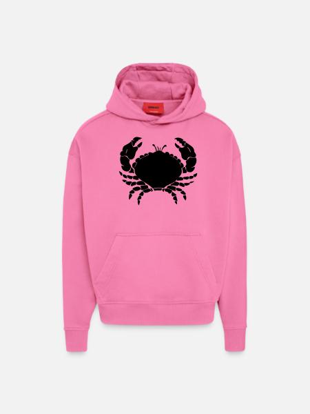 crab - Hoodie- made by SPREAD  - AURA PINK
