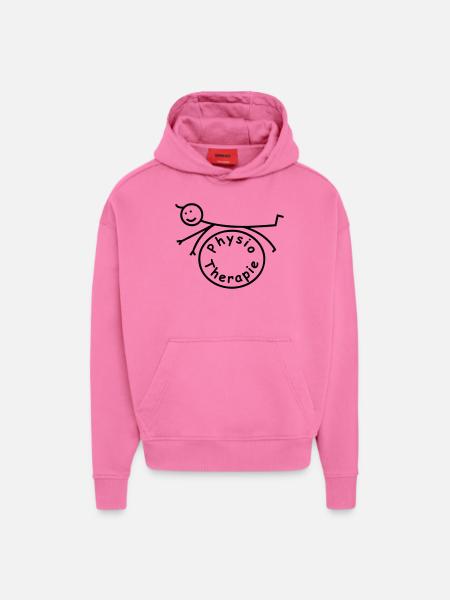 Physiotherapy males - Hoodie- made by SPREAD  - AURA PINK