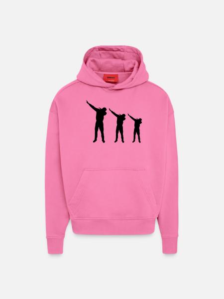 dabbing design - Hoodie- made by SPREAD  - AURA PINK