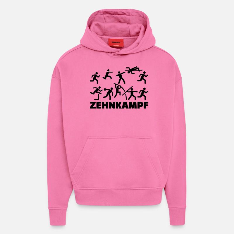 Zehnkampf - Hoodie- made by SPREAD  - AURA PINK