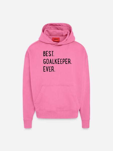 Gardien - Sweat à capuche bio épais oversize fabriqué en UE - AURA PINK