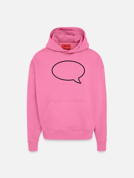 sprechblase__f1 - Hoodie- made by SPREAD  - AURA PINK