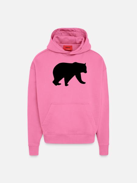 bear design - Hoodie- made by SPREAD - AURA PINK