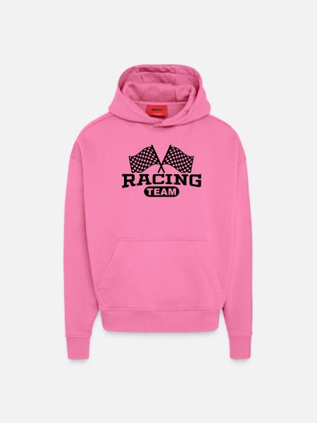 racing_team__f1 - Hoodie- made by SPREAD  - AURA PINK