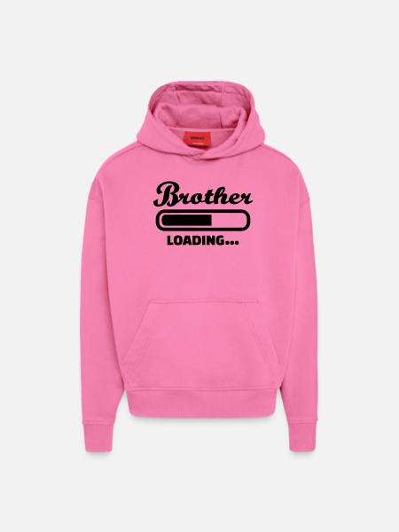 Brother - Hoodie- made by SPREAD  - AURA PINK