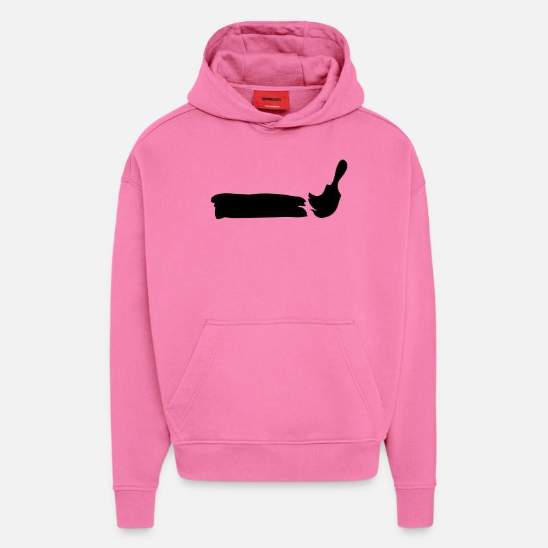 maler_1 - Hoodie- made by SPREAD  - AURA PINK