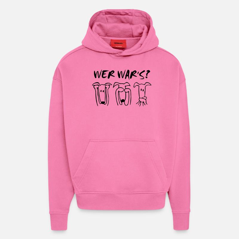 wer-wars? - Hoodie- made by SPREAD  - AURA PINK