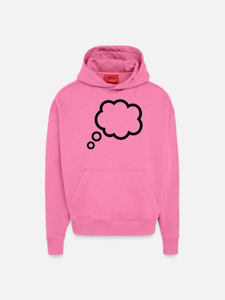 Speech bubble - Hoodie- made by SPREAD  - AURA PINK