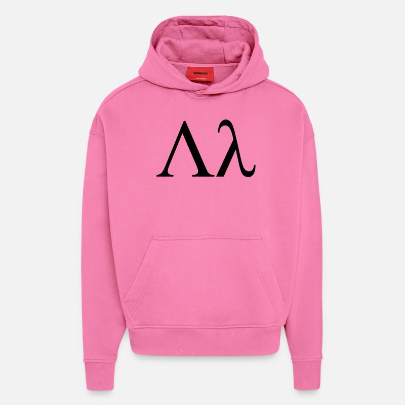 Lambda griechischen Buchstaben Bruderschaft von - Hoodie- made by SPREAD  - AURA PINK