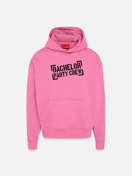 Bachelor Party Crew Stempel - Hoodie- made by SPREAD  - AURA PINK