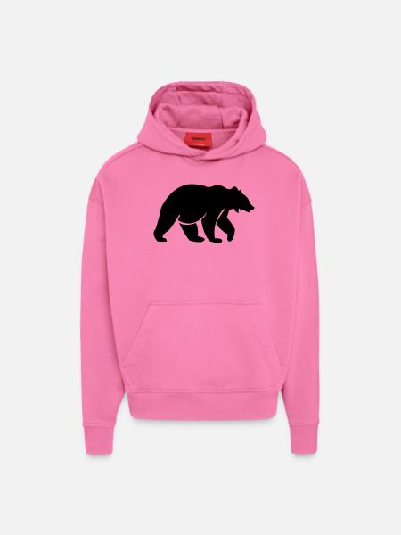 baer_01 - Hoodie- made by SPREAD  - AURA PINK
