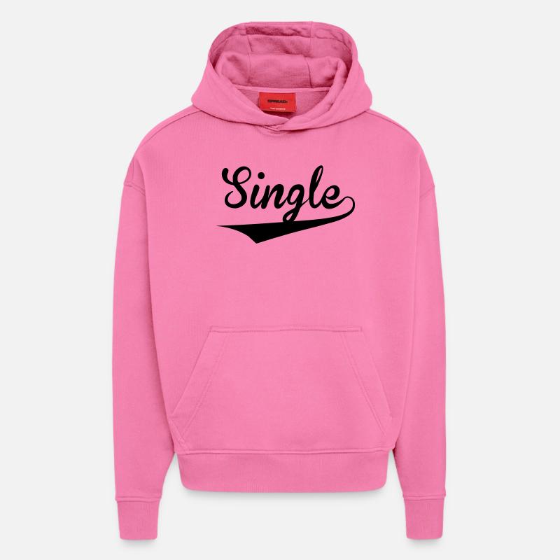 single - Hoodie- made by SPREAD  - AURA PINK