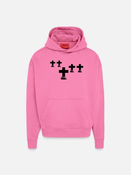 rip_1_f1 - Hoodie- made by SPREAD - AURA PINK