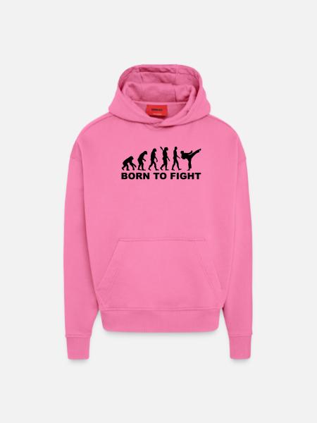 Evolution Karate - Hoodie- made by SPREAD  - AURA PINK