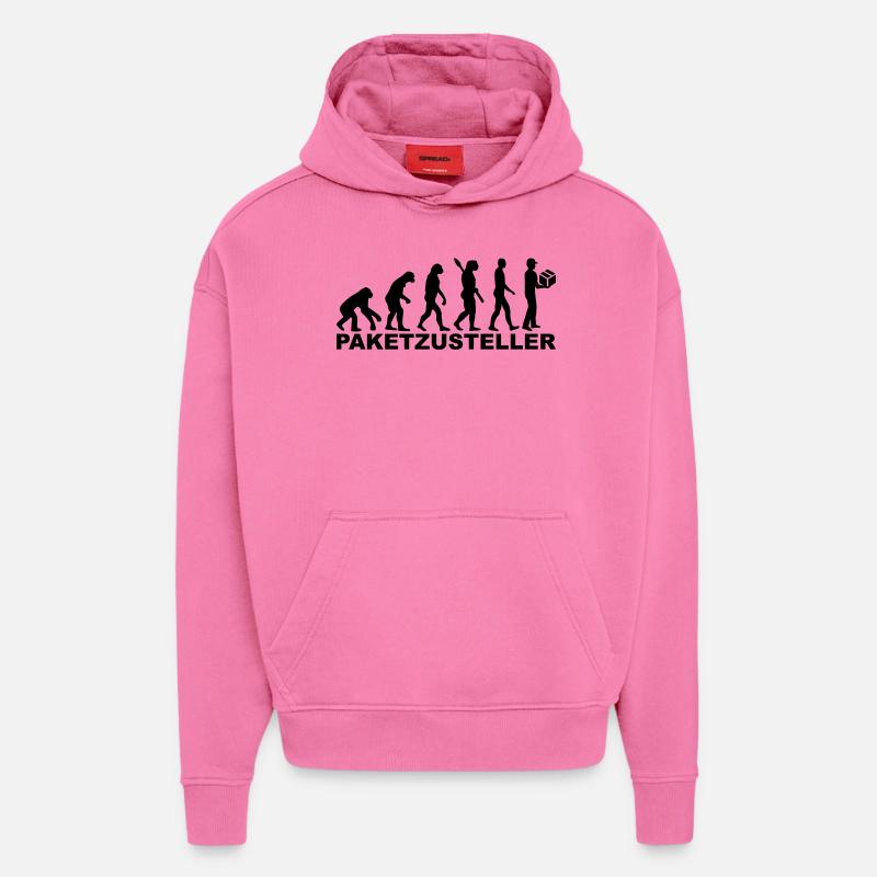 Paketzusteller - Hoodie- made by SPREAD  - AURA PINK