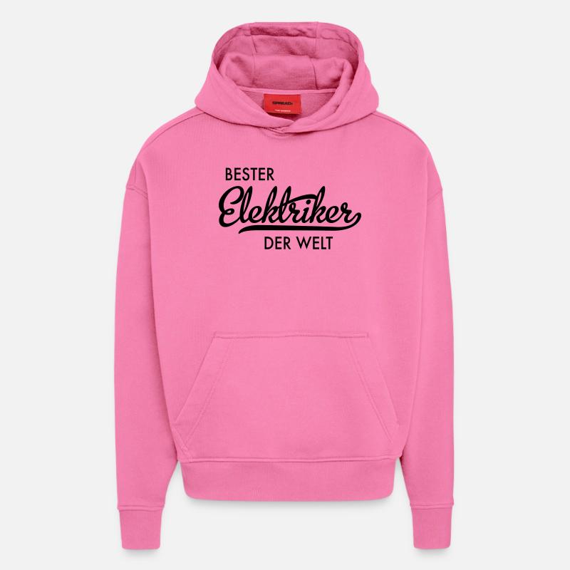 Elektriker - Hoodie- made by SPREAD  - AURA PINK