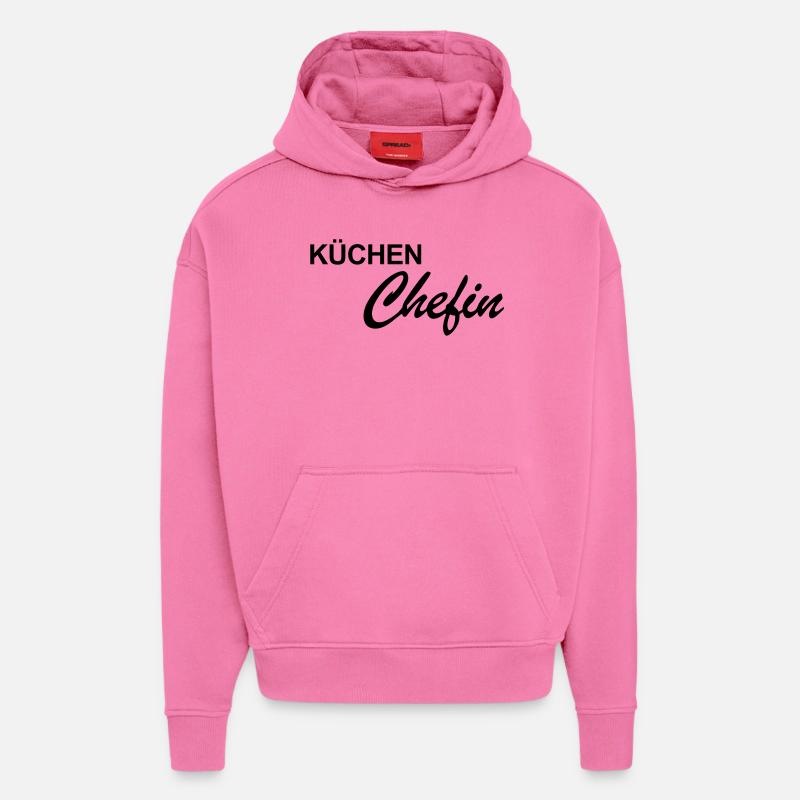 Küchenchefin - Koch - Hoodie- made by SPREAD  - AURA PINK