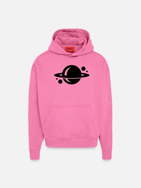 planet - Hoodie- made by SPREAD  - AURA PINK