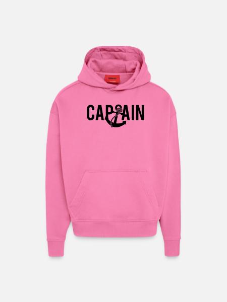 Captain Anchor Logo - Hoodie- made by SPREAD  - AURA PINK