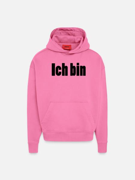 ich bin + dein Name - Hoodie- made by SPREAD  - AURA PINK