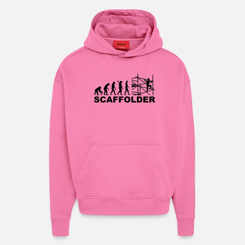 Gerüstbauer - Hoodie- made by SPREAD  - AURA PINK